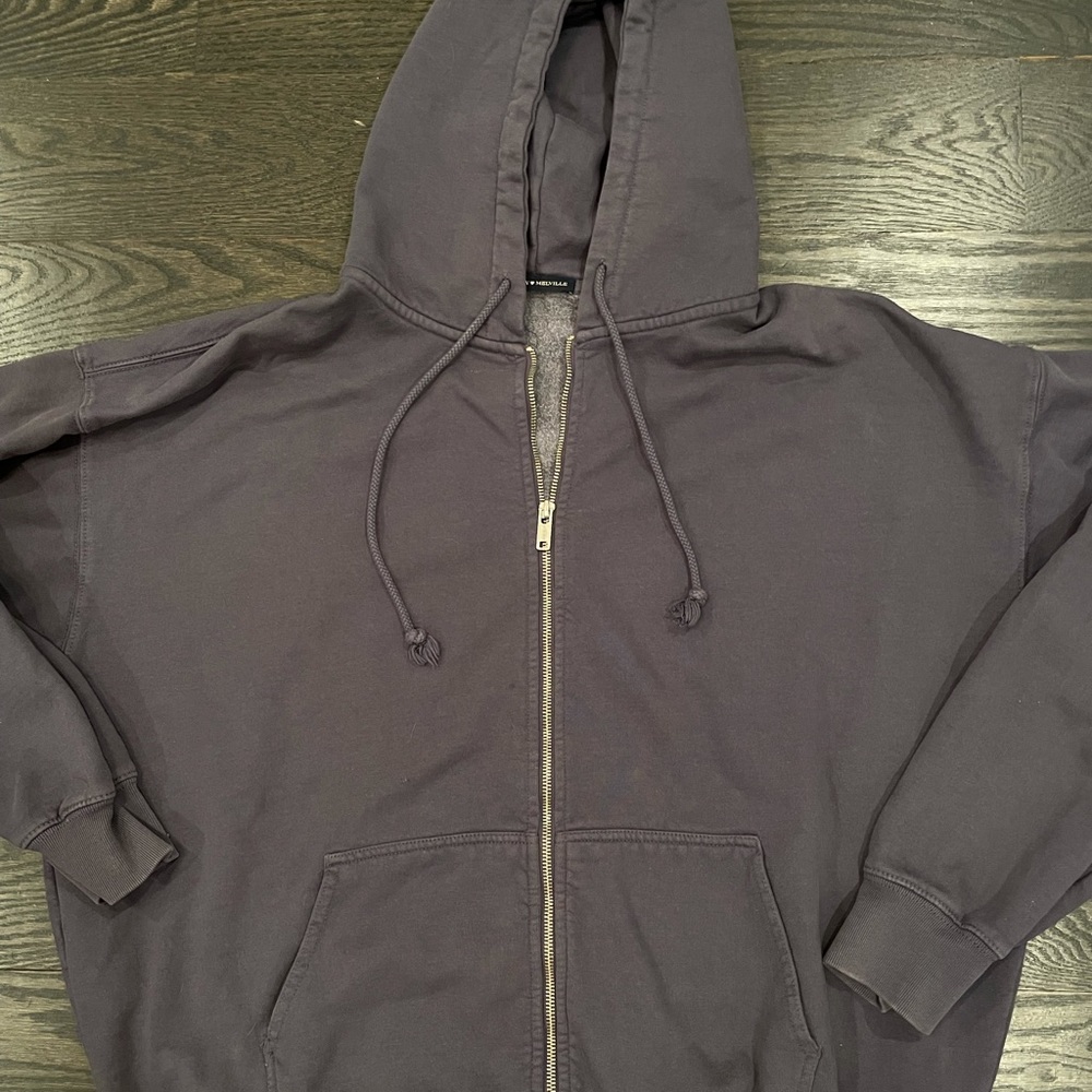 Brandy Melville faded navy Christy hoodie